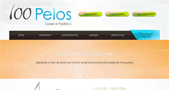 Desktop Screenshot of 100peloslaser.com.br